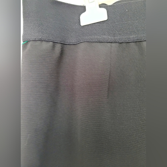 Alfani Women's Plus Size Stretch Knit Pencil Skirt Back Zip Black Lined 18W - Picture 9 of 16